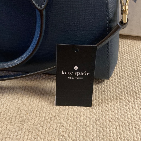 💙NWT Kate Spade New York Phoebe Refined Grain Bluestone  Small Handbag - Picture 6 of 16